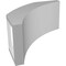 Ekena Millwork 4-in. W x 8-in. D x 8-in. H Thorton Architectural Grade PVC Knee Brace BRCP04X08X08THR - alternate 4